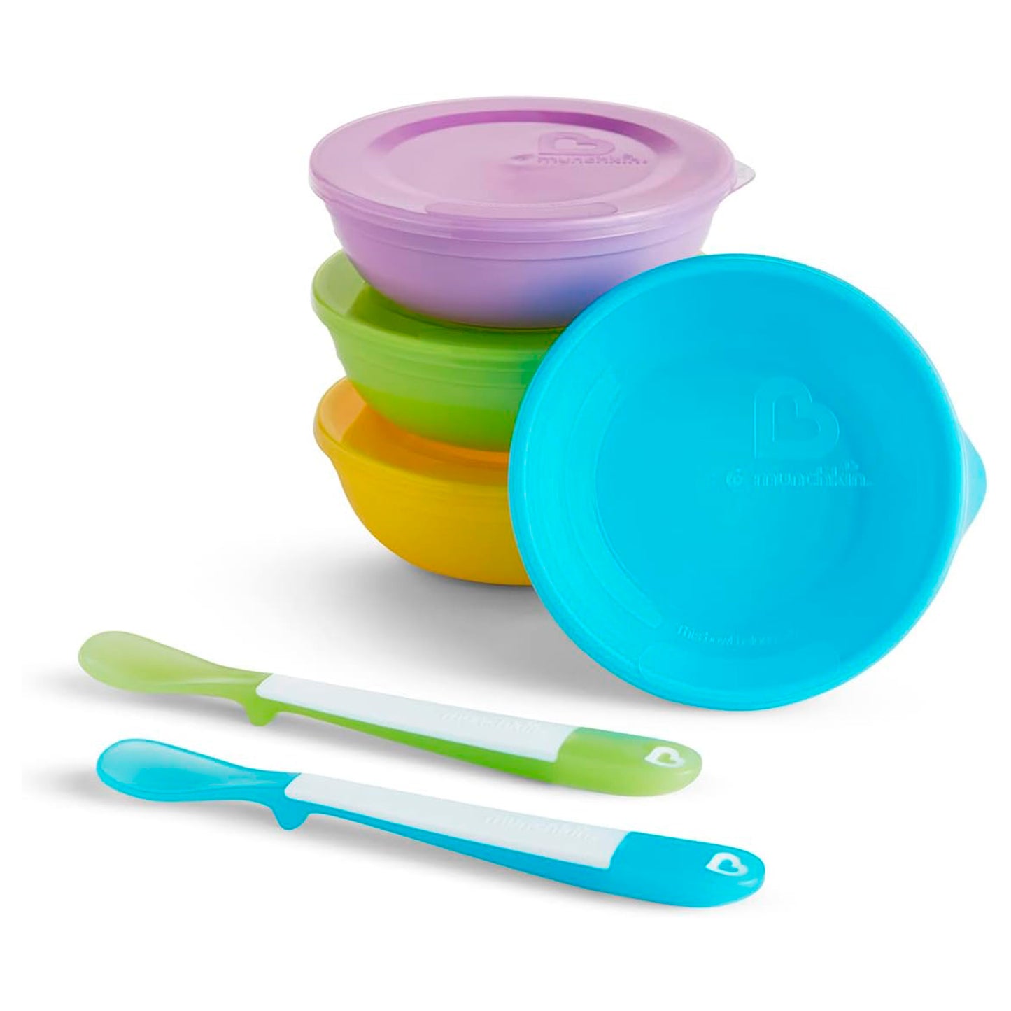 Pack 4 Bowls y 2 Cucharas Love-a-Bowls Munchkin