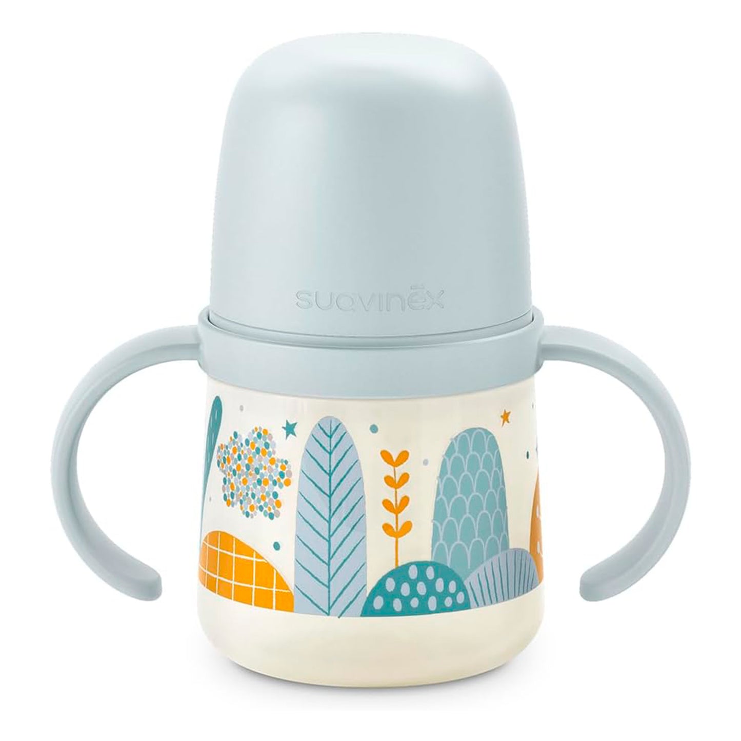 Vaso Mamadera con Asas y Tetina Silicona 150ml 6m+ Suavinex