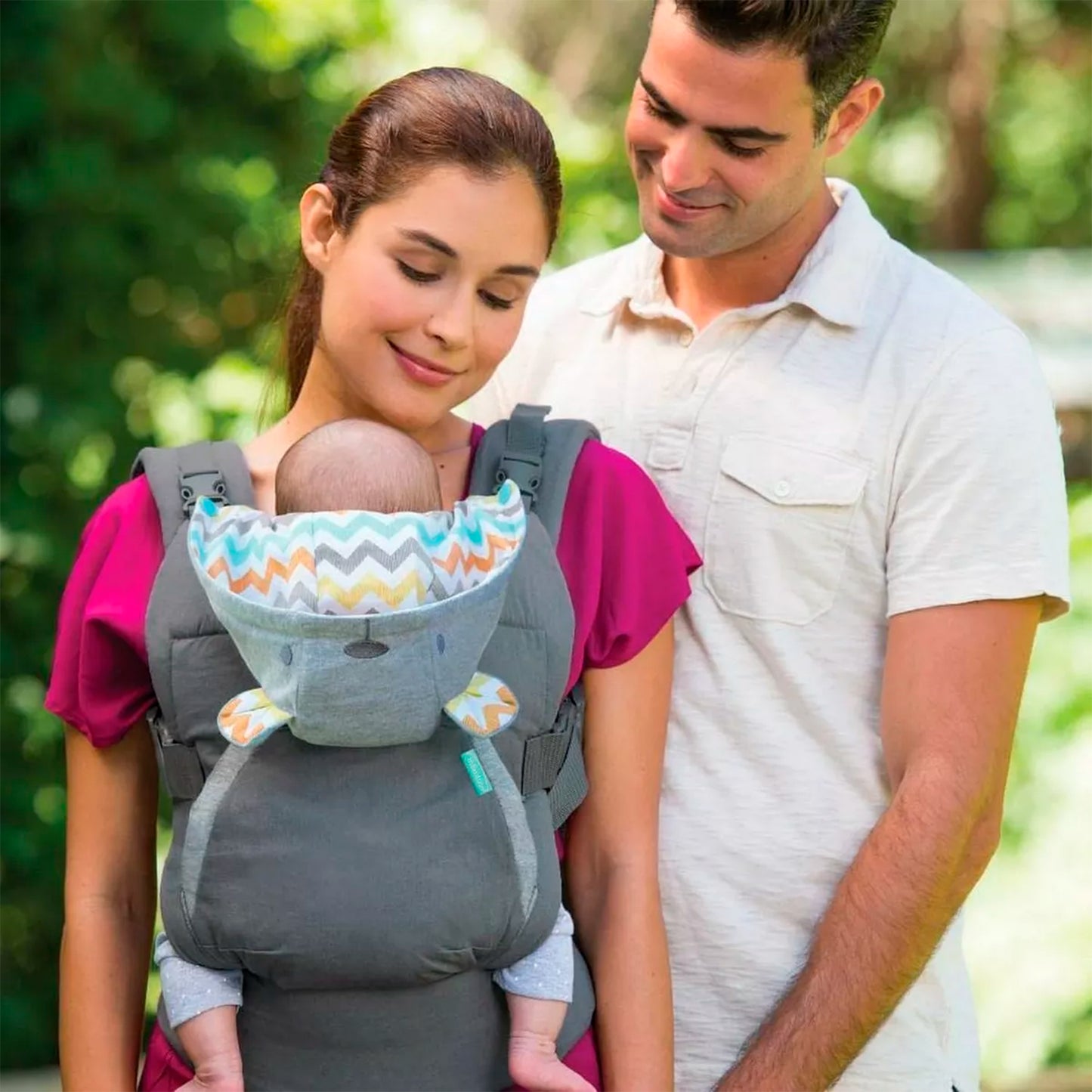 Portabebé Con Gorro Cuddle Up Ergonómico 5.4 - 18 Kgs Infantino