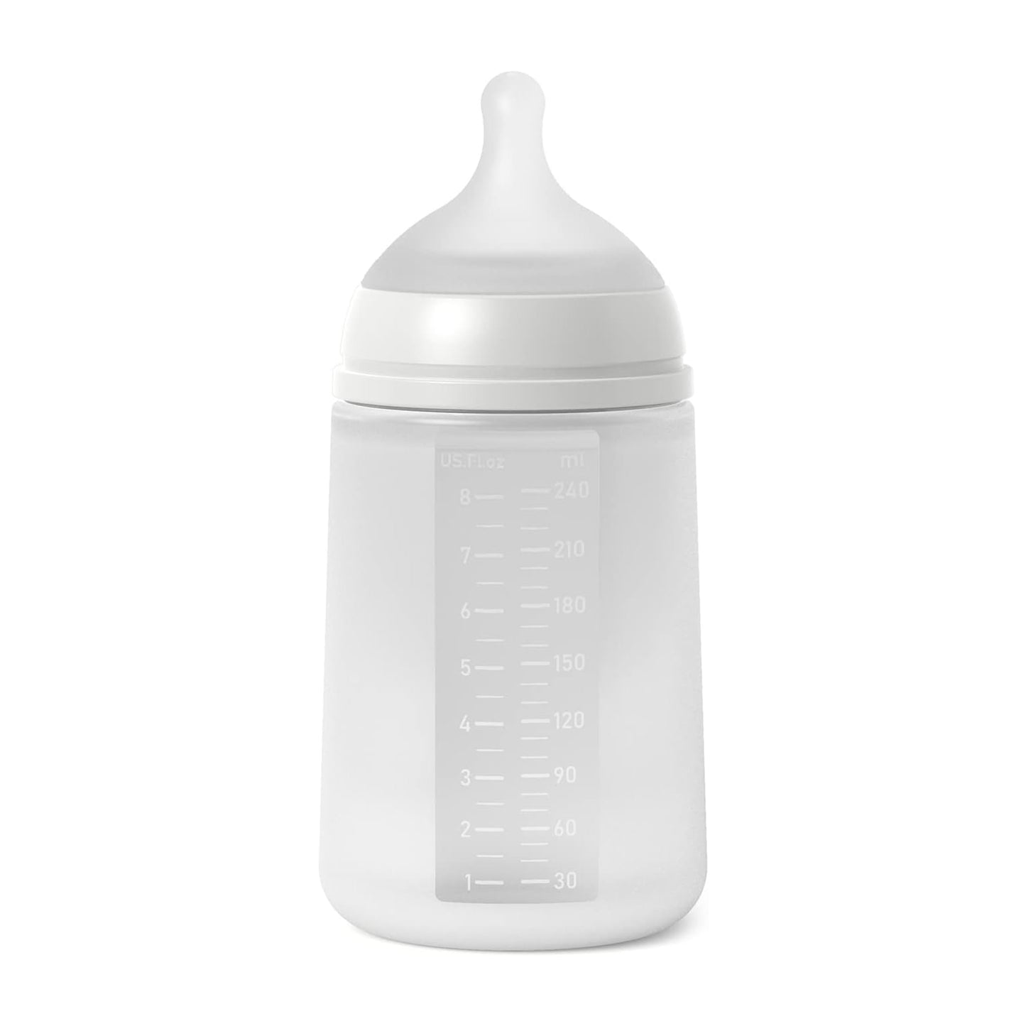 Mamadera de silicona con Tetina Fisiologica Sx Pro 240ml Flujo Medio +3m Colour Essence Suavinex