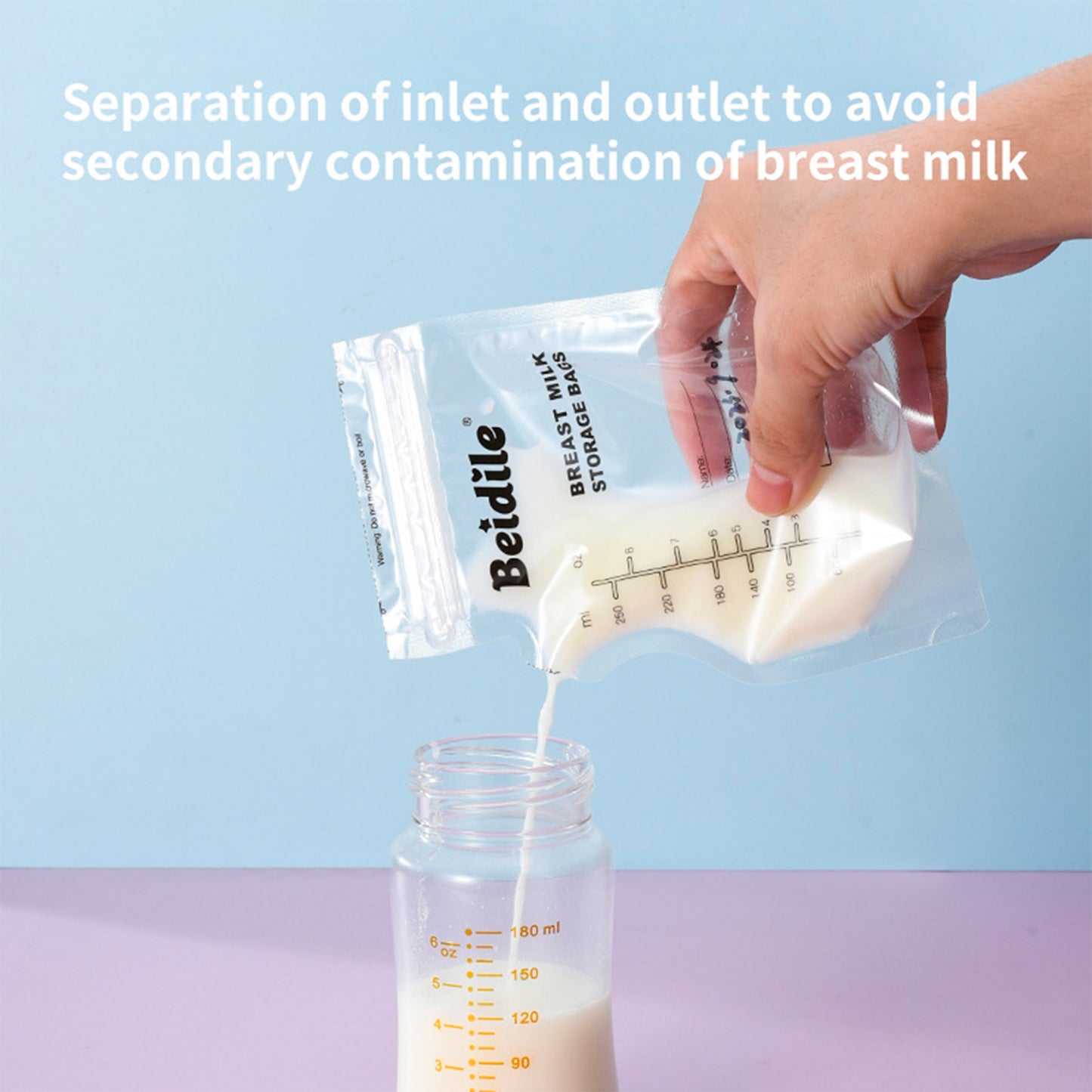 Bolsas para leche materna 30 unidades 250ml/8oz