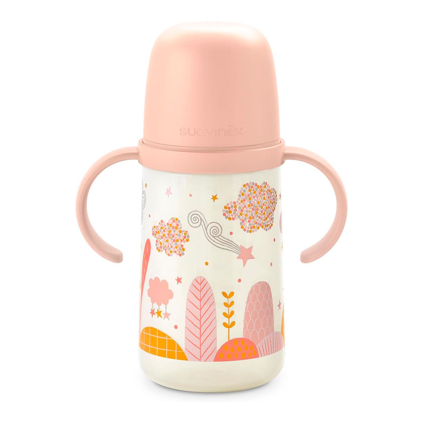Vaso Mamadera con Asas y Tetina Silicona 270ml 6m+ Suavinex