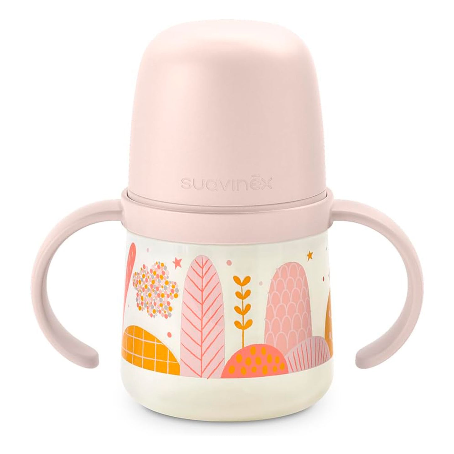 Vaso Mamadera con Asas y Tetina Silicona 150ml 6m+ Suavinex