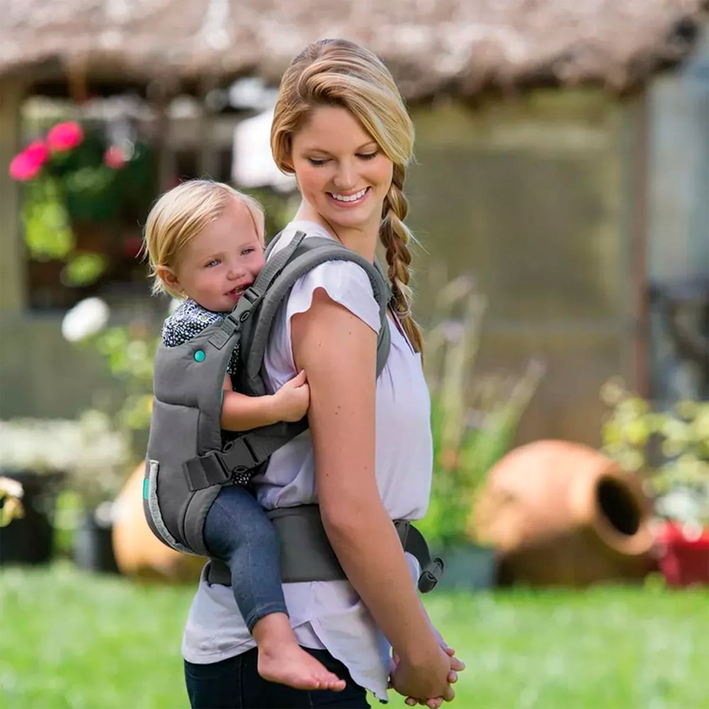 Portabebé Con Gorro Cuddle Up Ergonómico 5.4 - 18 Kgs Infantino