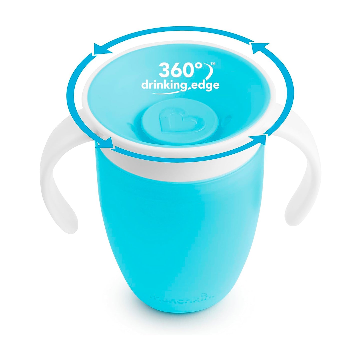 Vaso Antiderrame 360° Cup Miracle Con Asas 207ml Munchkin