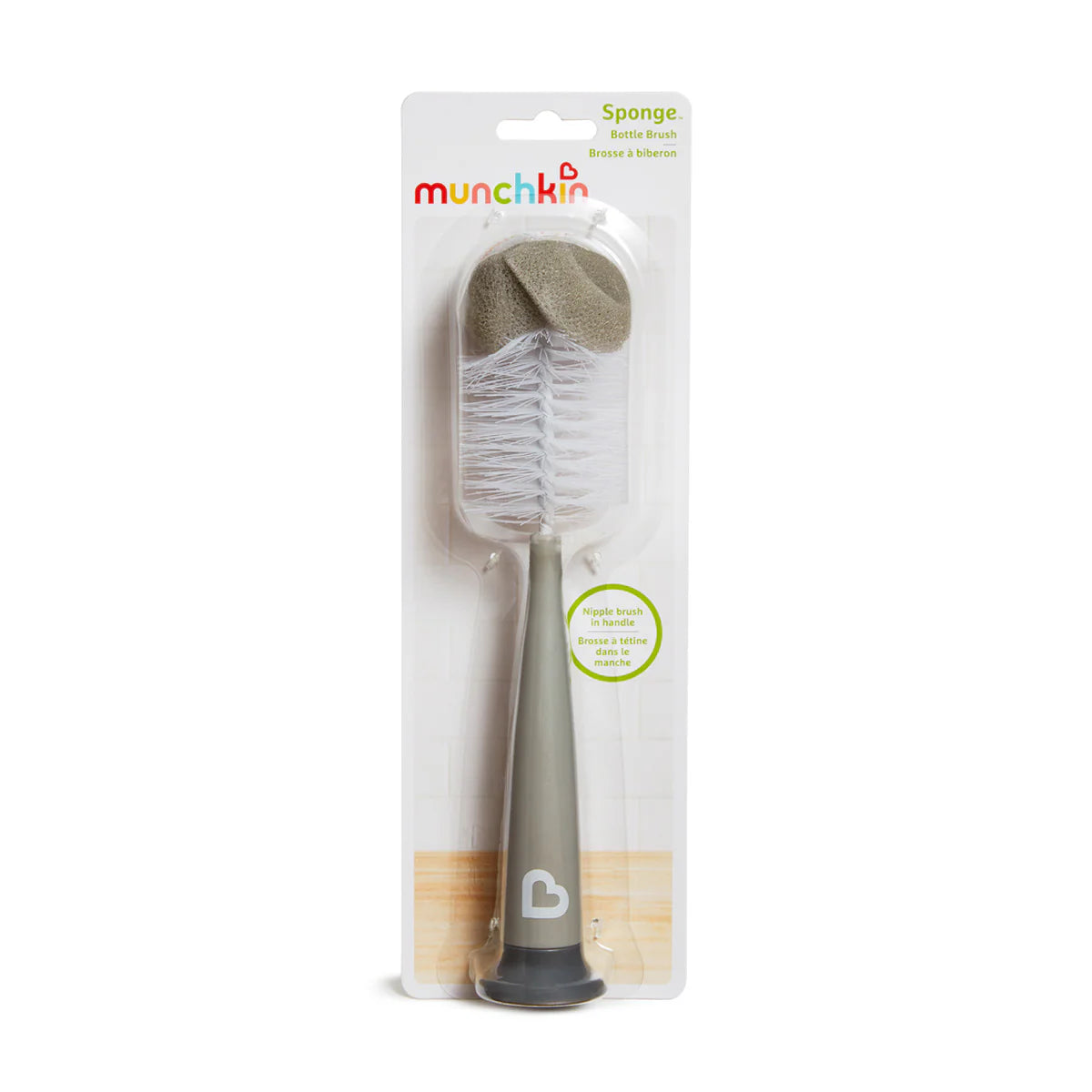 Cepillo Con Esponja Para Mamaderas 2 En 1 Munchkin