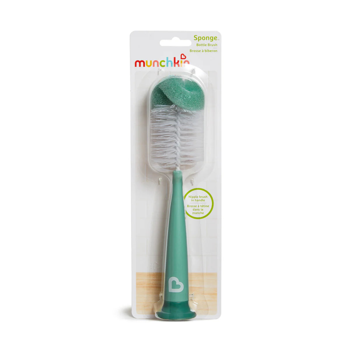 Cepillo Con Esponja Para Mamaderas 2 En 1 Munchkin