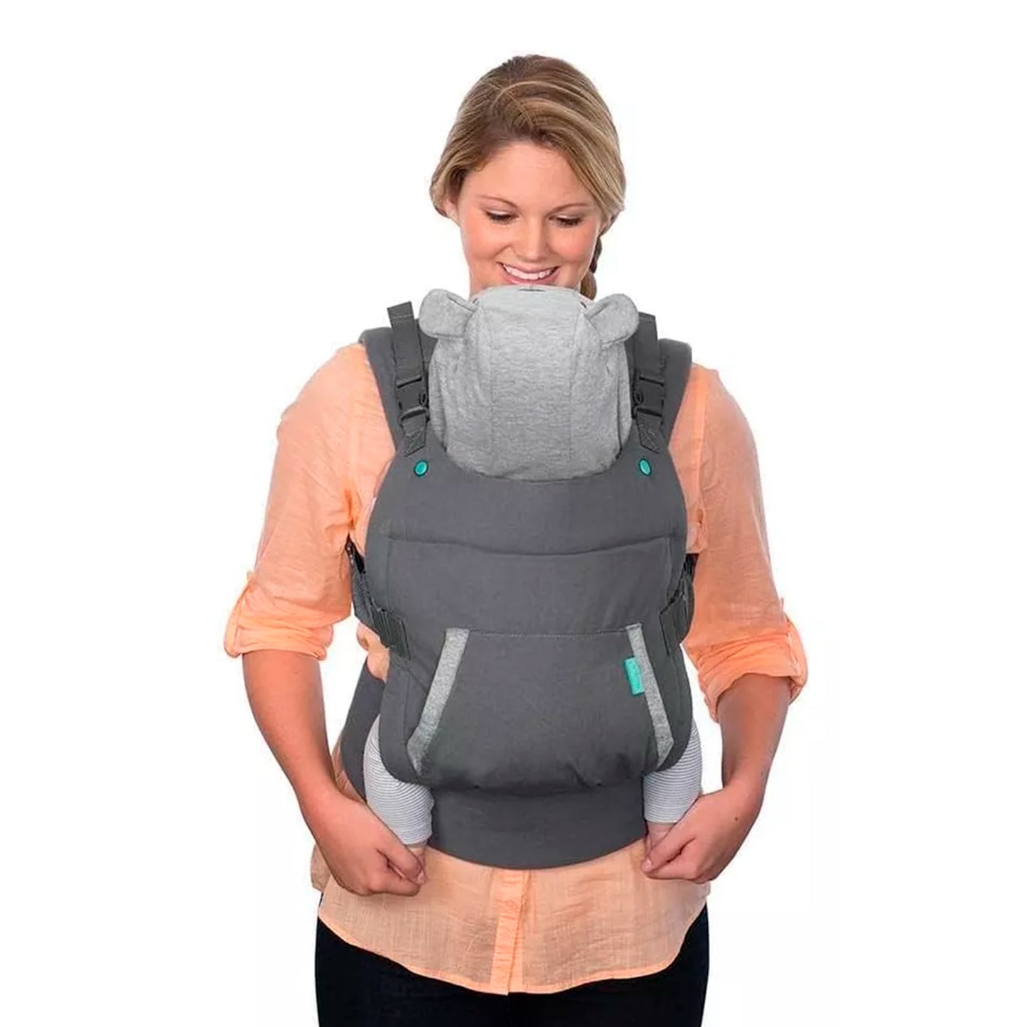 Portabebé Con Gorro Cuddle Up Ergonómico 5.4 - 18 Kgs Infantino