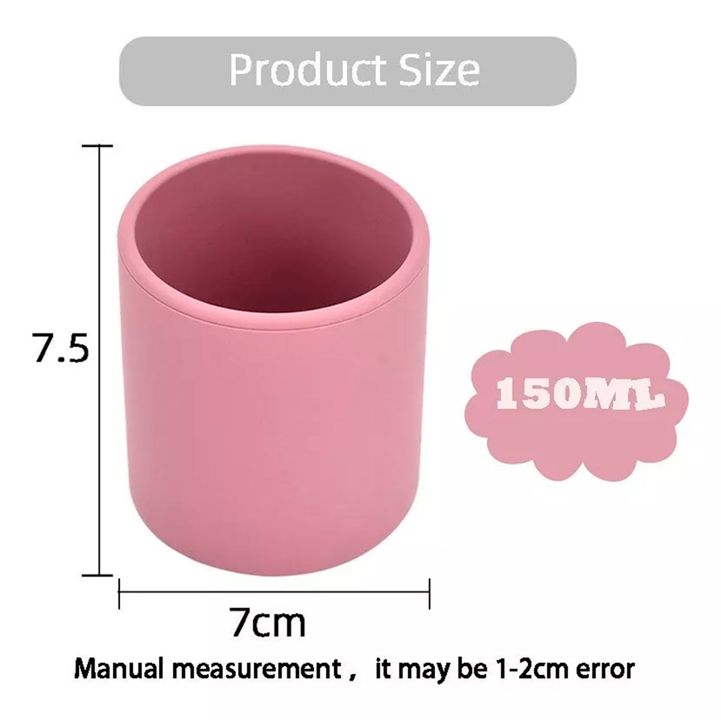 Taza Vaso Silicona De Aprendizaje