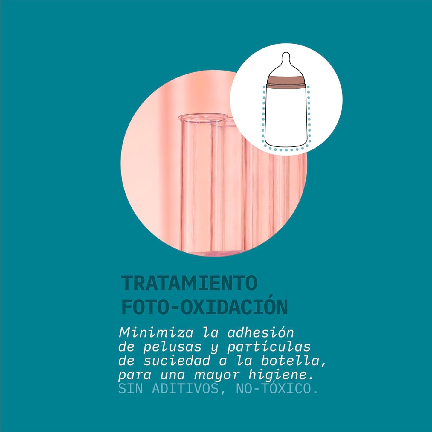 Mamadera de silicona con Tetina Fisiologica Sx Pro 240ml Flujo Medio +3m Colour Essence Suavinex
