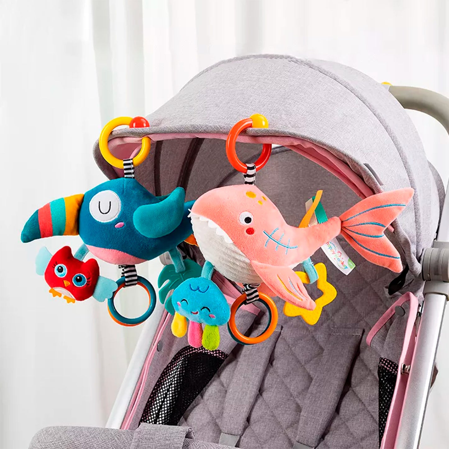 Móviles Sonajeros De Juguete Pull Bell Doll Para Bebé
