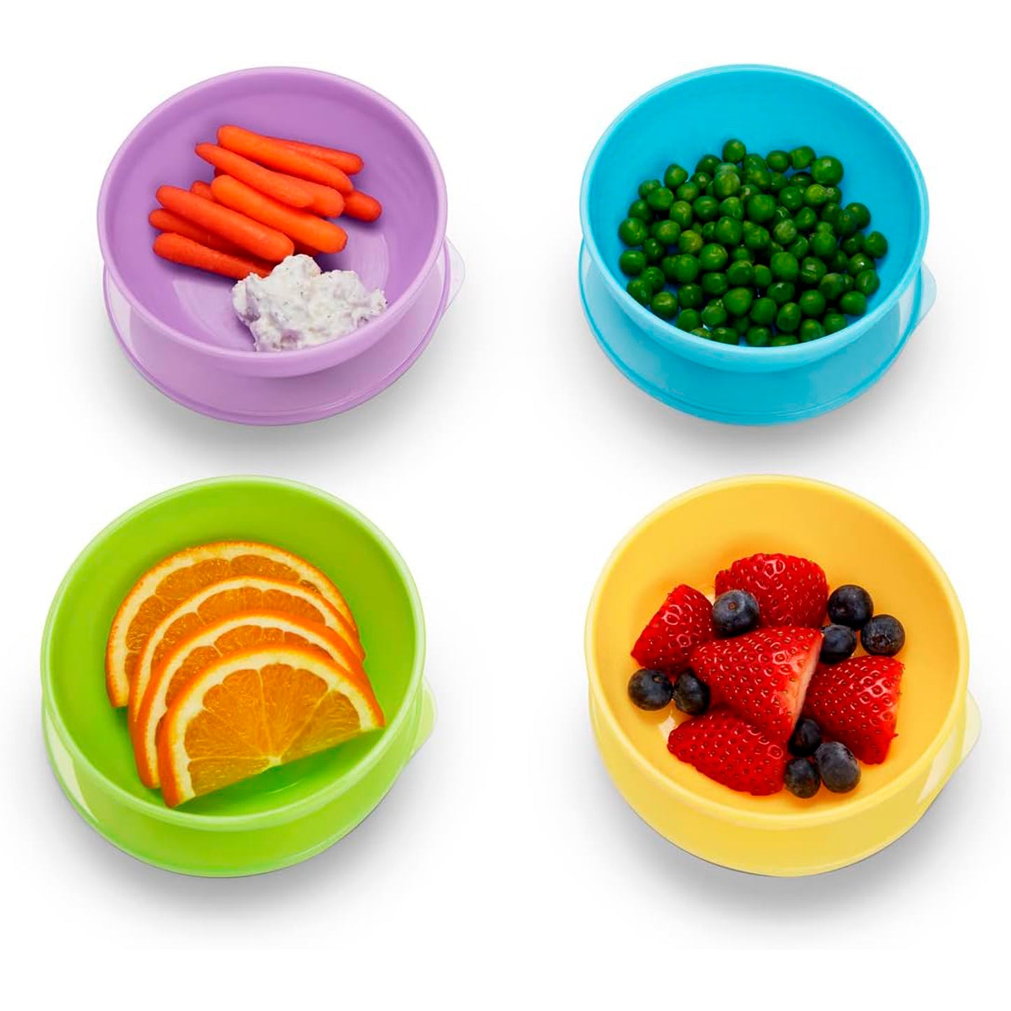 Pack 4 Bowls y 2 Cucharas Love-a-Bowls Munchkin