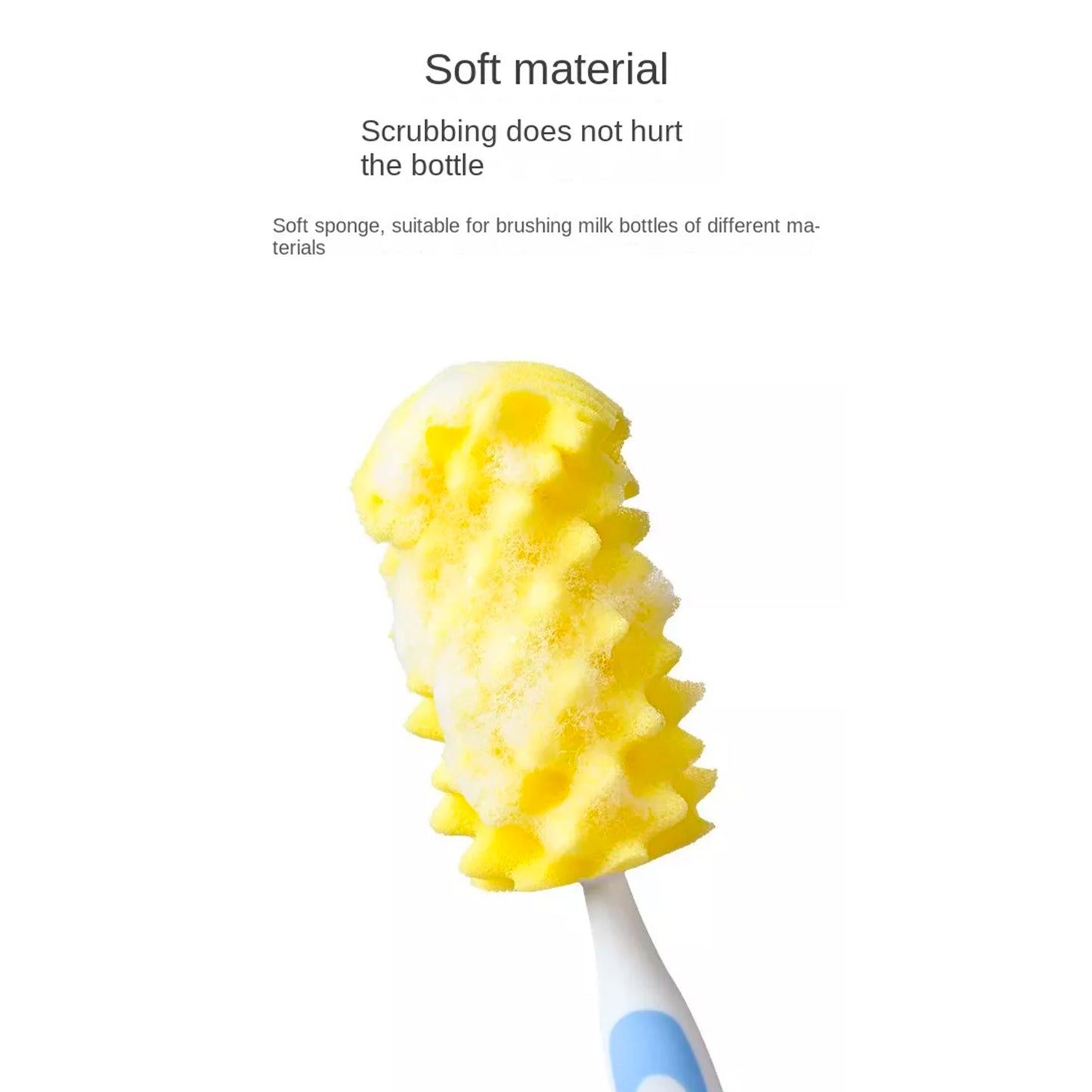 Cepillo De Esponja Limpieza De Mamadera 2 En 1