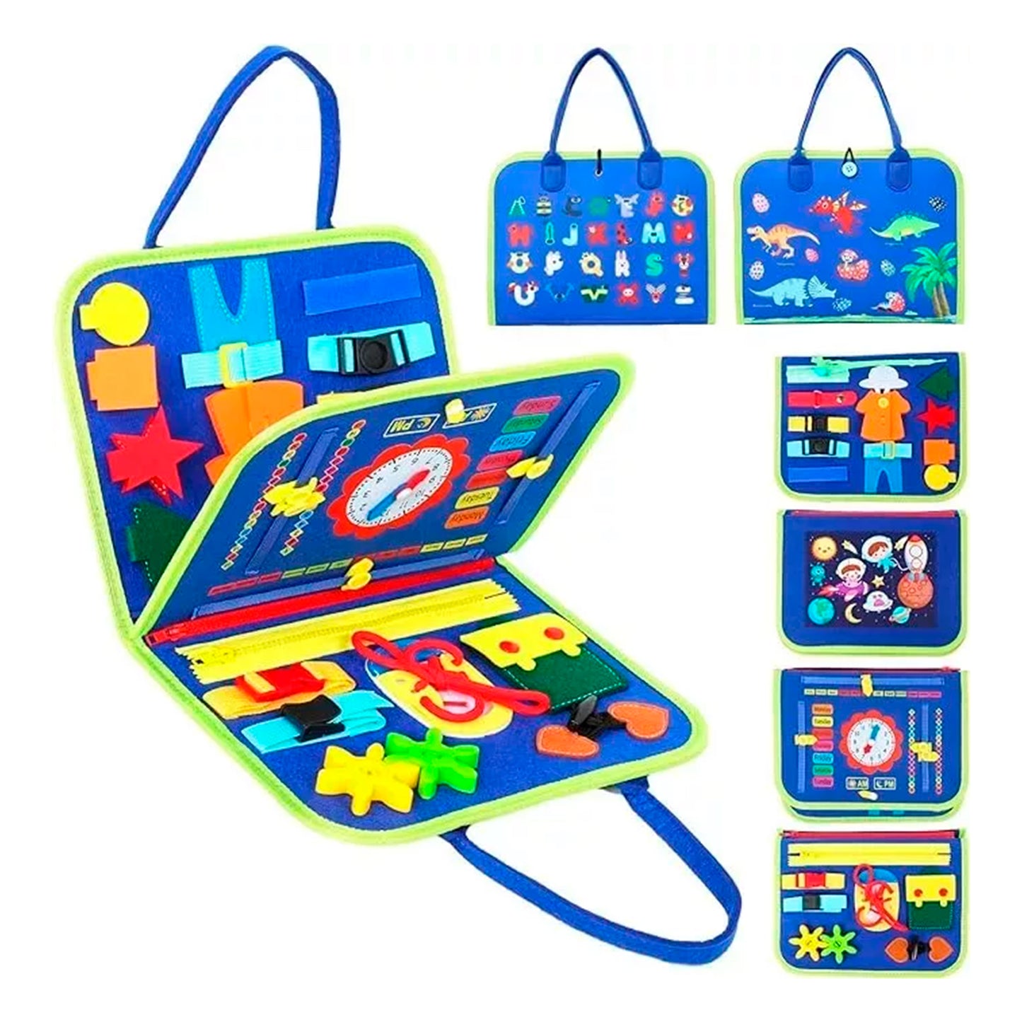Tablero Sensorial Interactivo Montessori Juego Educativo