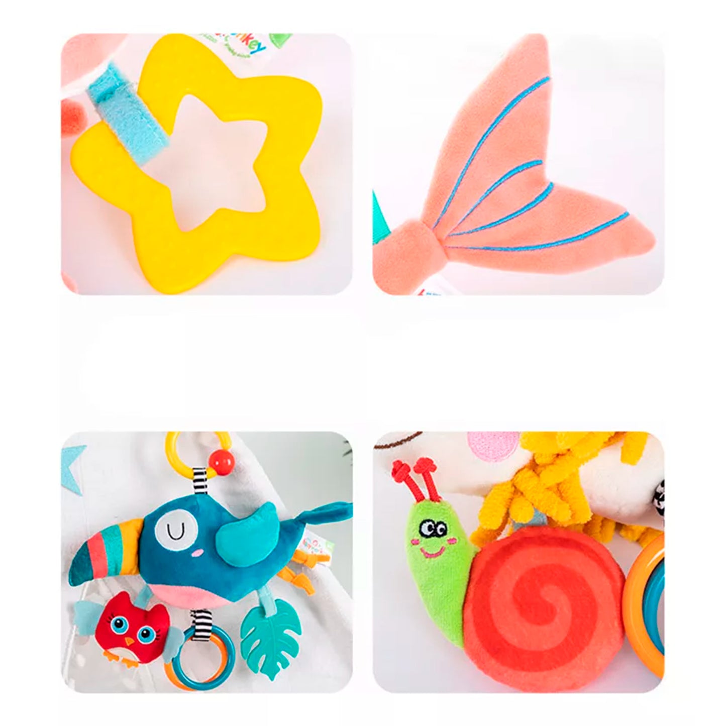 Móviles Sonajeros De Juguete Pull Bell Doll Para Bebé