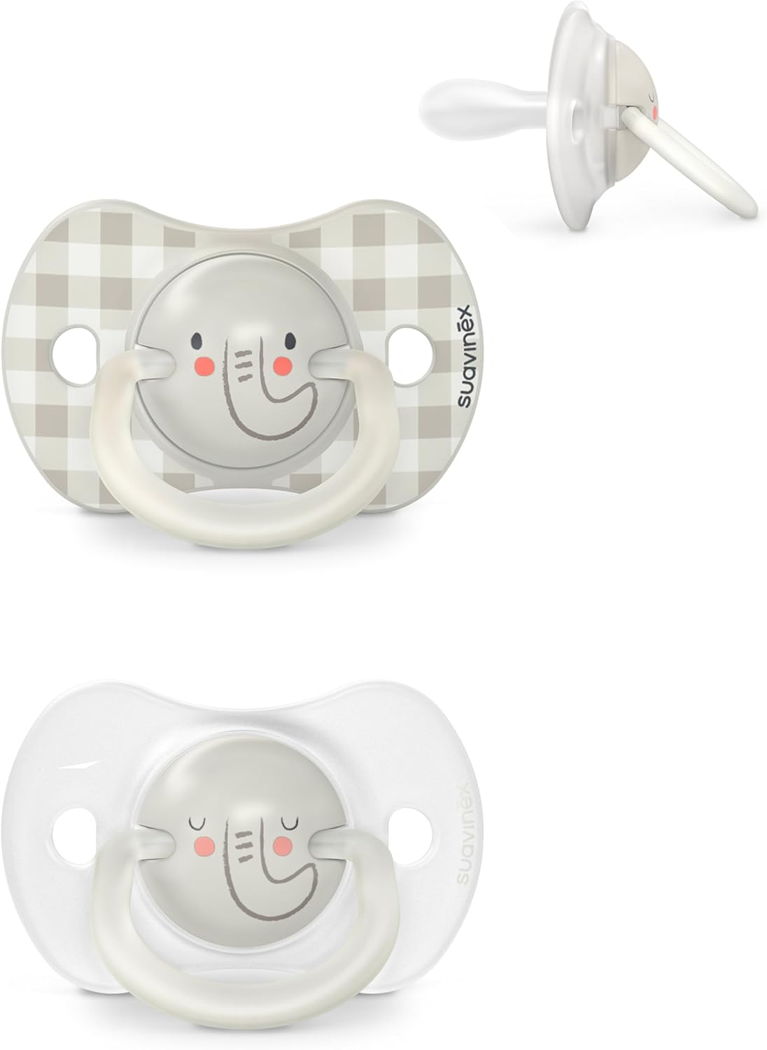 Pack 2 Chupetes nocturnos Night and Day con Tetina Fisiológica SX Pro de Silicona 6-18 meses