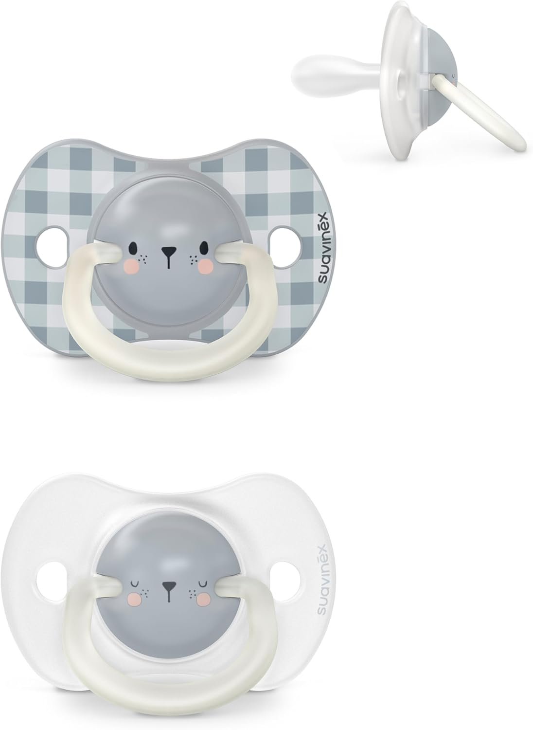 Pack 2 Chupetes nocturnos Night and Day con Tetina Fisiológica SX Pro de Silicona 6-18 meses