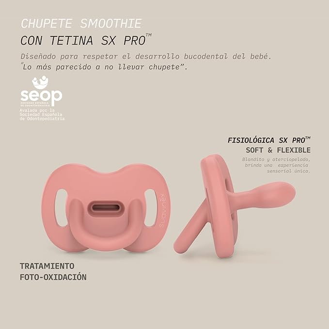 Chupete Todo Silicona con Tetina Fisiológica Sx Pro 6-18 meses