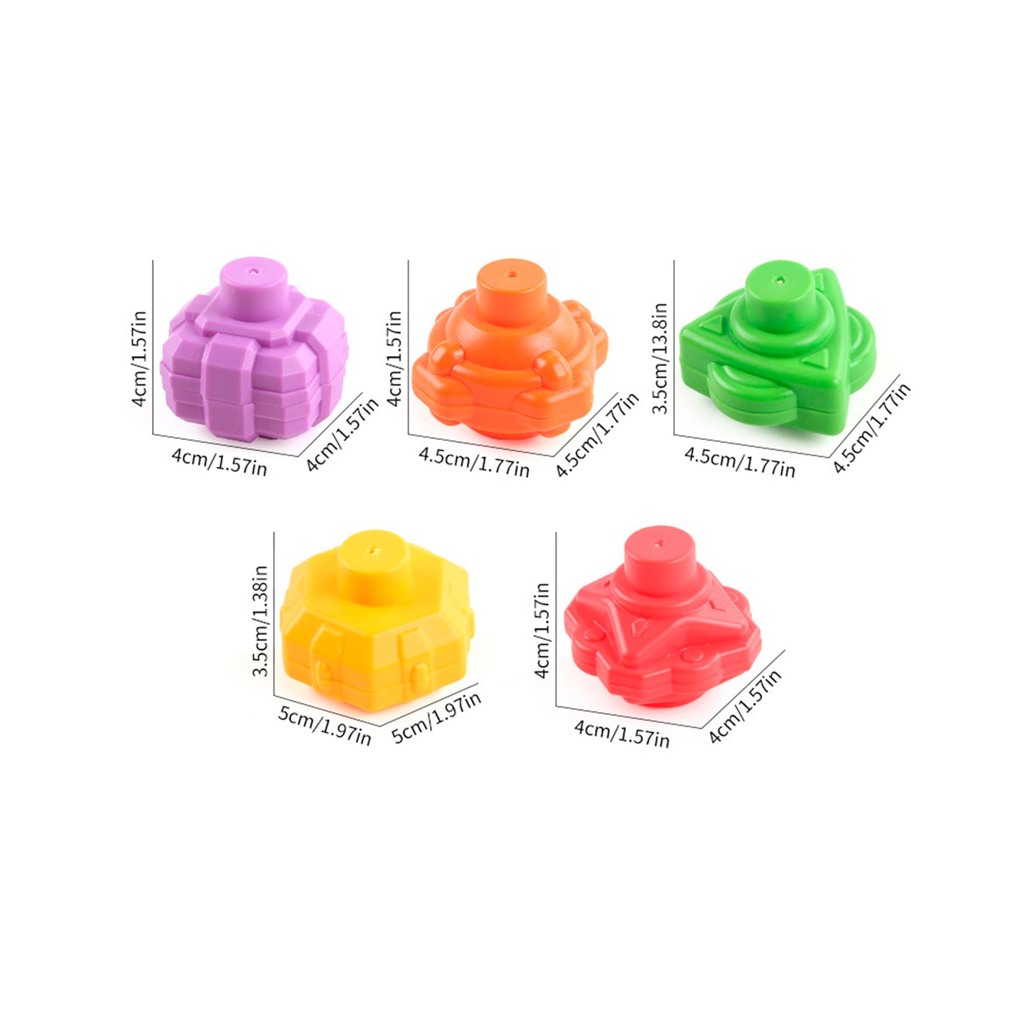 Cubo de Estimulación Sensorial de Colores y Formas para Bebés