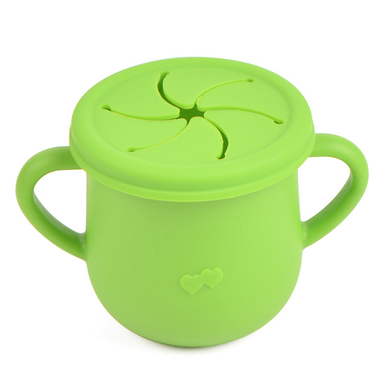 Porta Snacks y Fruta Taza De Silicona para Bebé