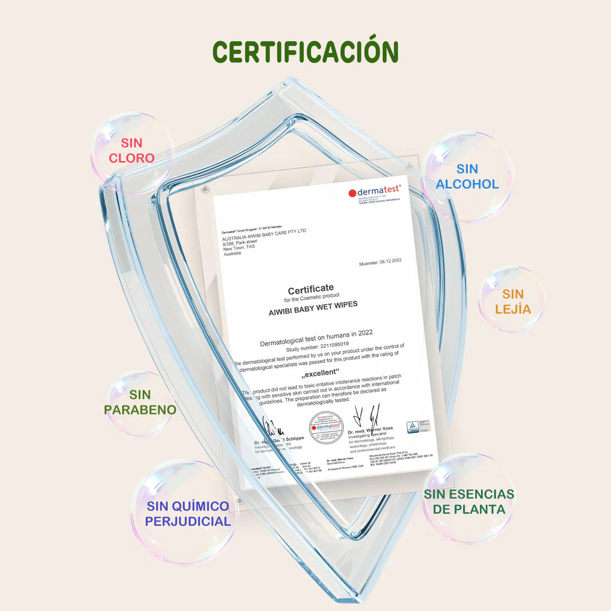 Toallitas Húmedas con extracto de Papaya Caja 12 paquetes 1008 unds Aiwibi