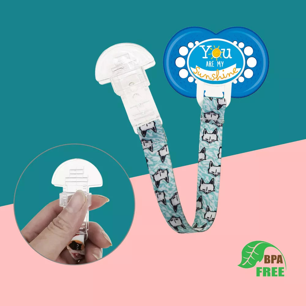 Pack 2 Correas Portachupetes Con Enganche Chupete Sin Anillo