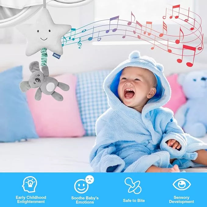 Móvil Juguete Colgante Sonajero Musical De Felpa Para Bebé
