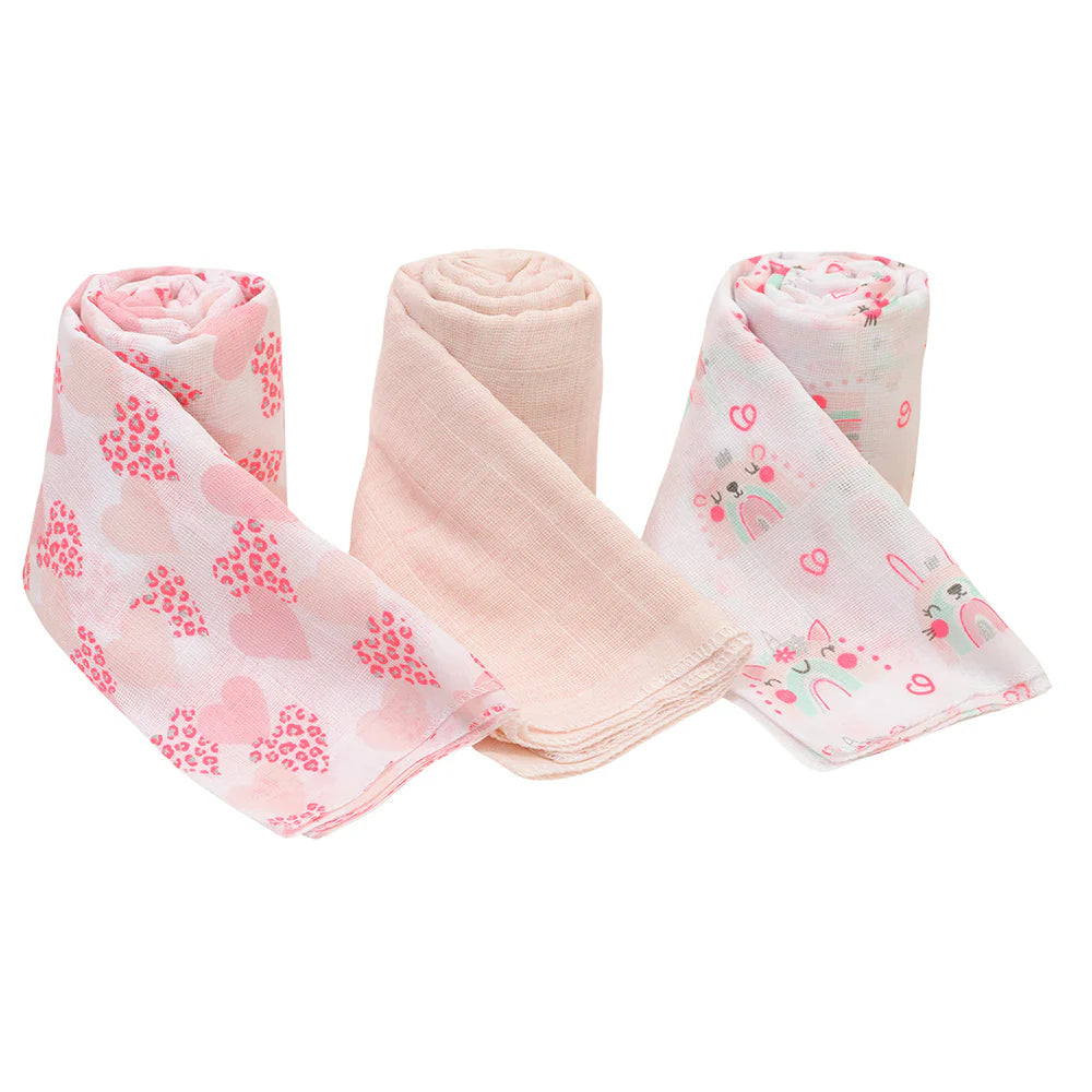 Set 3 Pañales Tuto Rosado Bambino