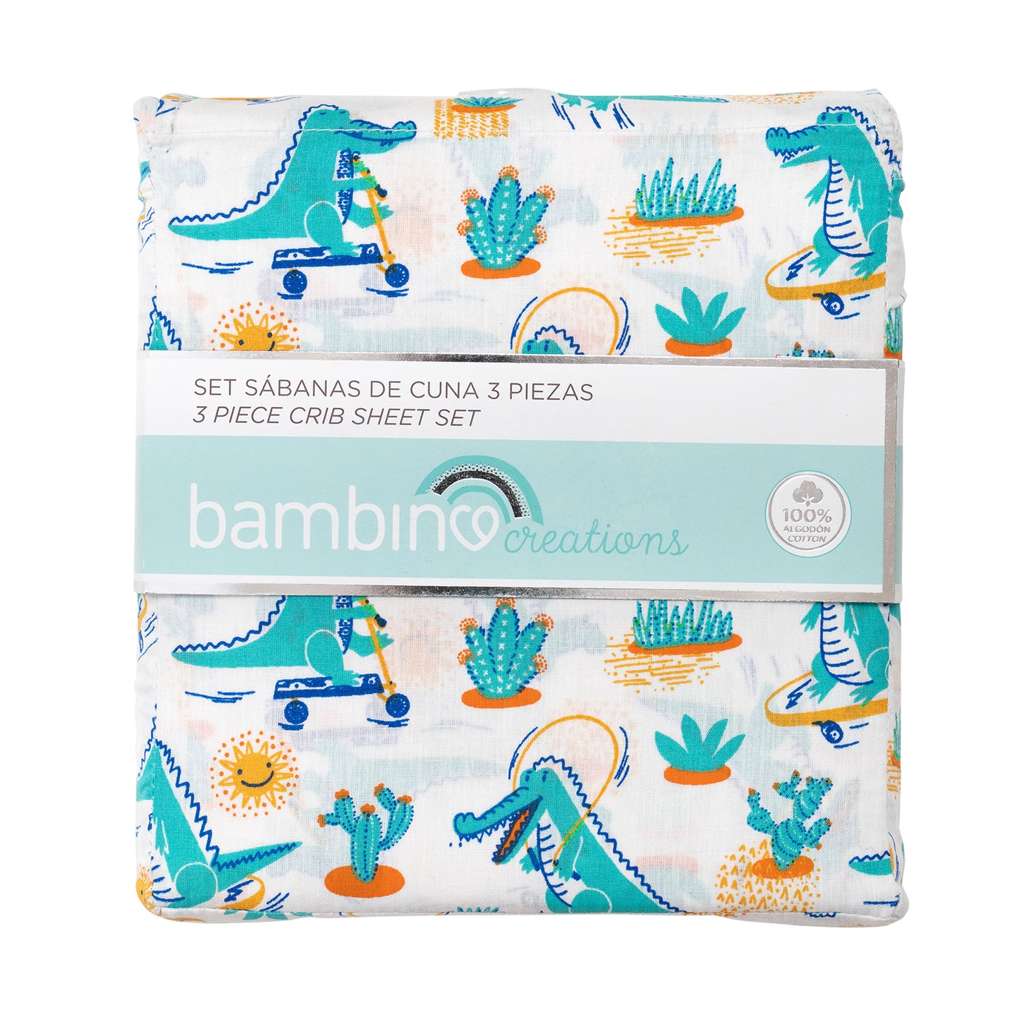 Set de sábanas para cuna 3 piezas Bambino
