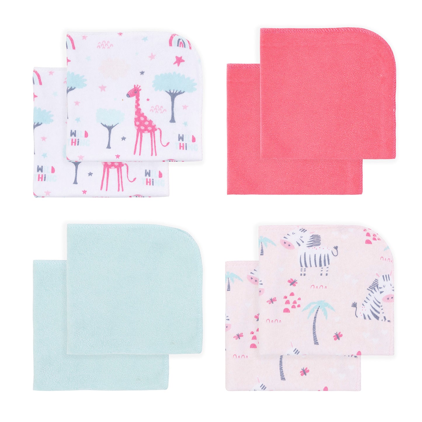 Set de 8 Toallitas de Limpieza Bambino