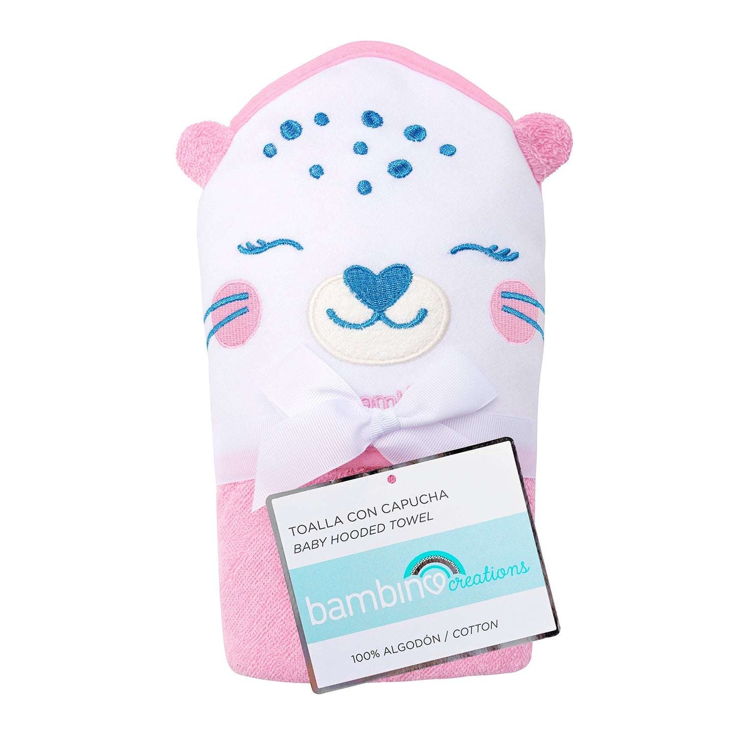 Toalla con Capucha 100% algodón Bambino