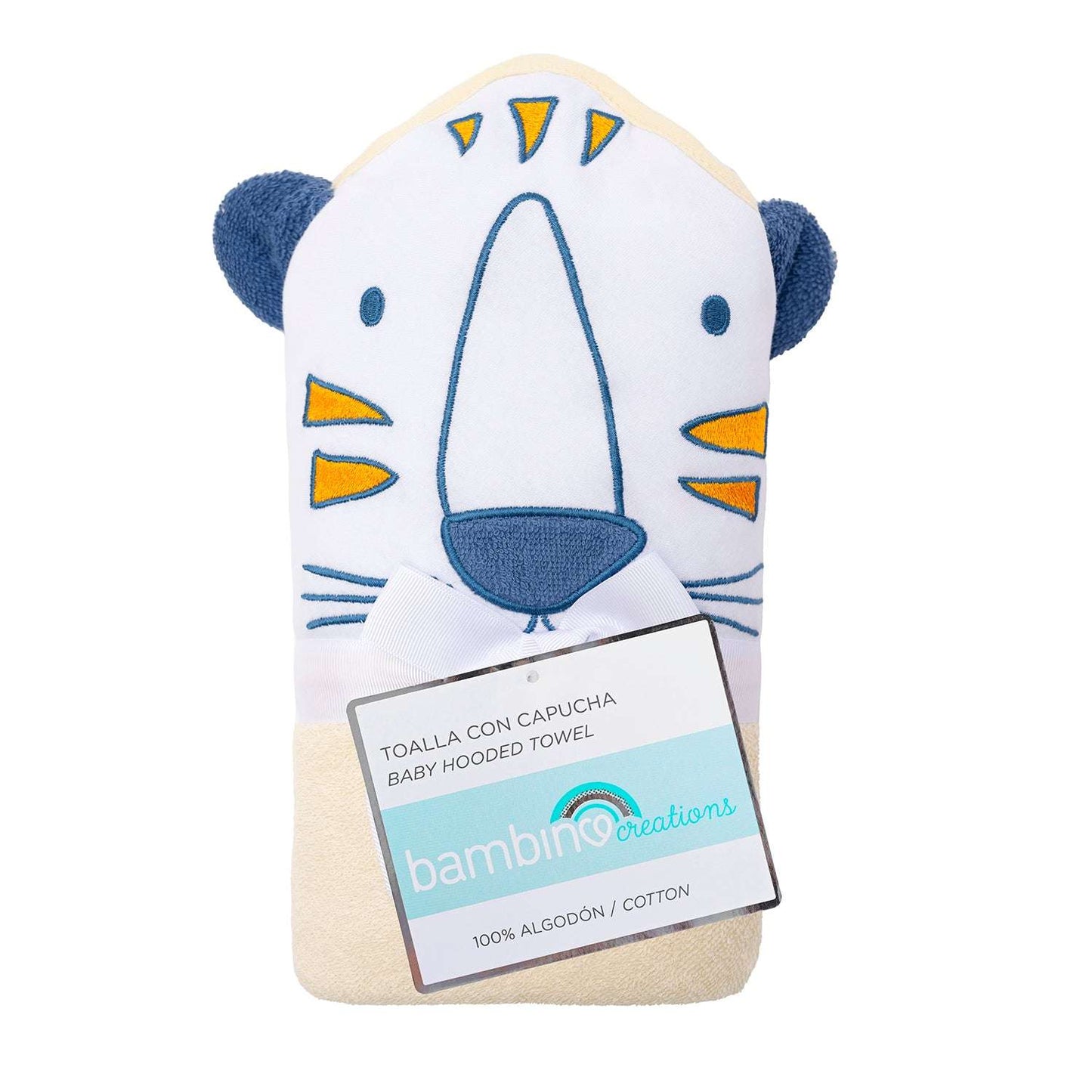 Toalla con Capucha 100% algodón Bambino