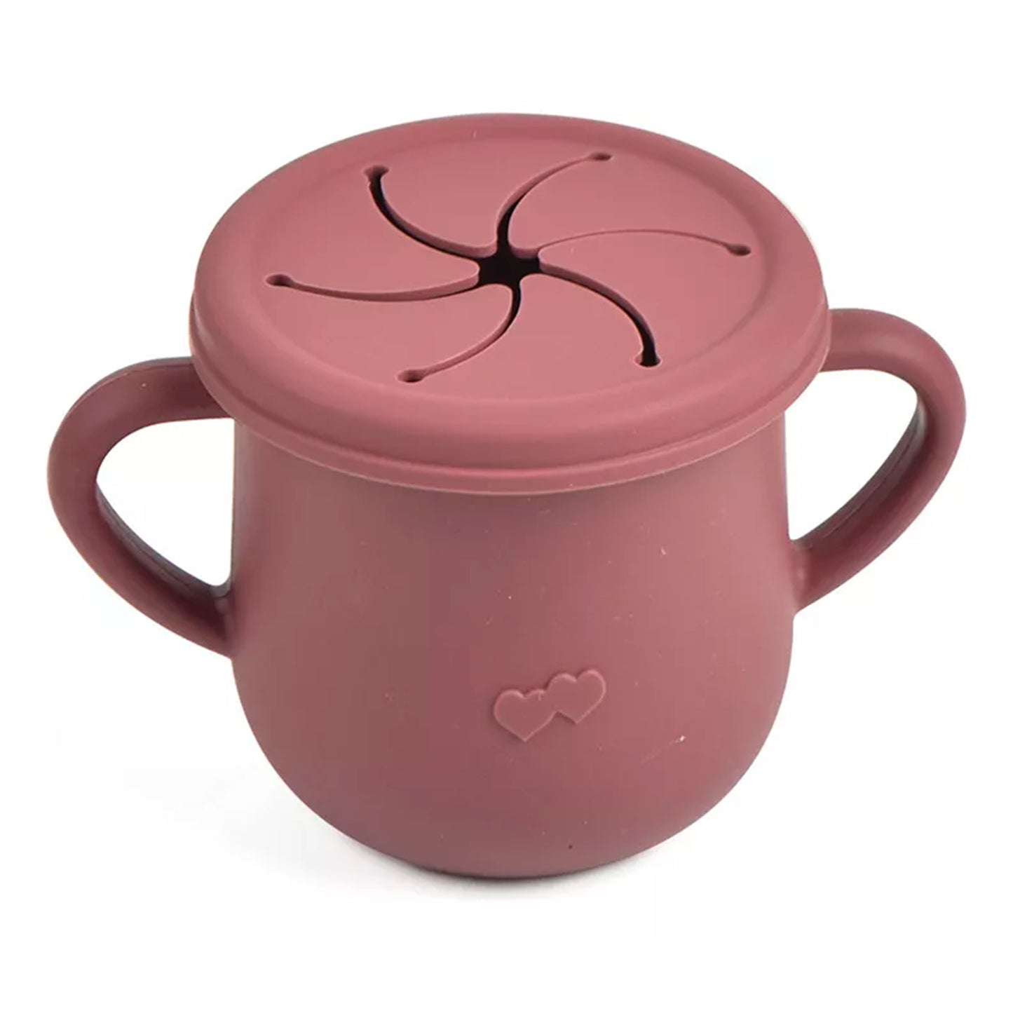 Porta Snacks y Fruta Taza De Silicona para Bebé
