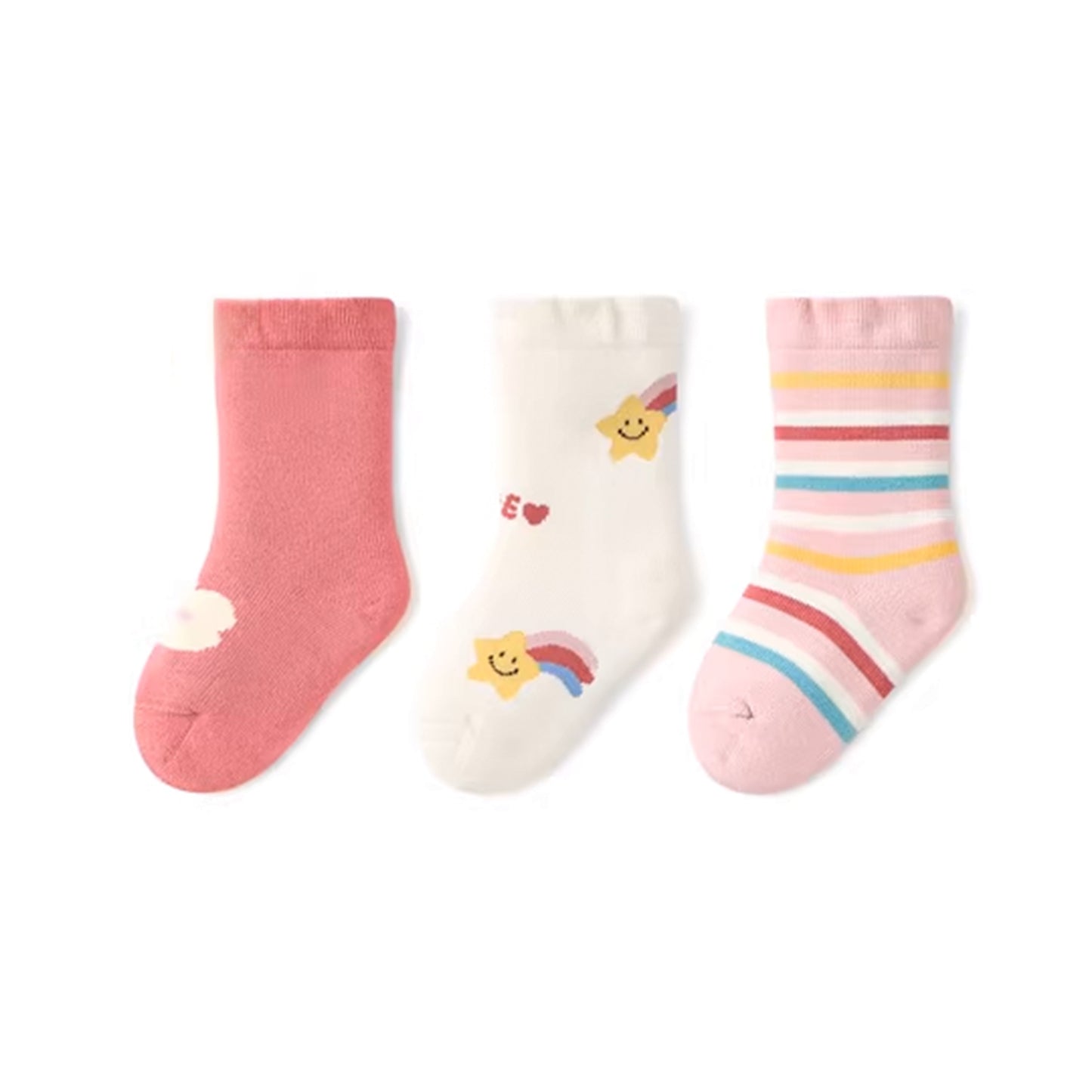4 Pares Calcetines Cortos Infantiles Diseños Surtidos Niduo Bear