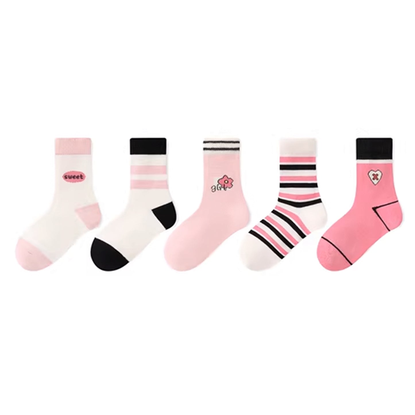 4 Pares Calcetines Cortos Infantiles Diseños Surtidos Niduo Bear