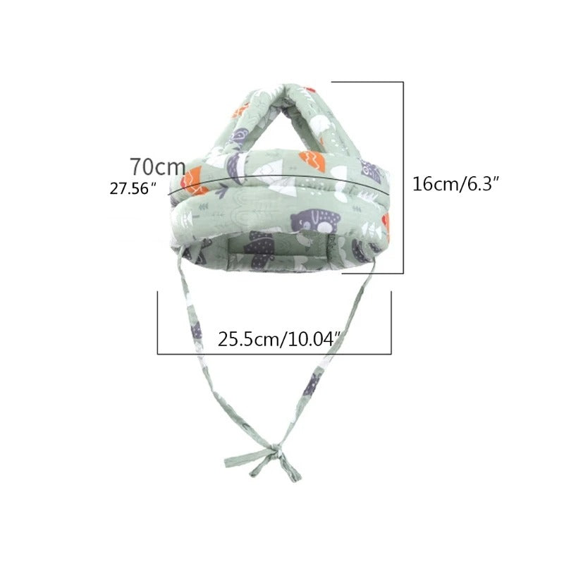 Casco Gorro Protector De Cabeza Para Bebés Ajustable