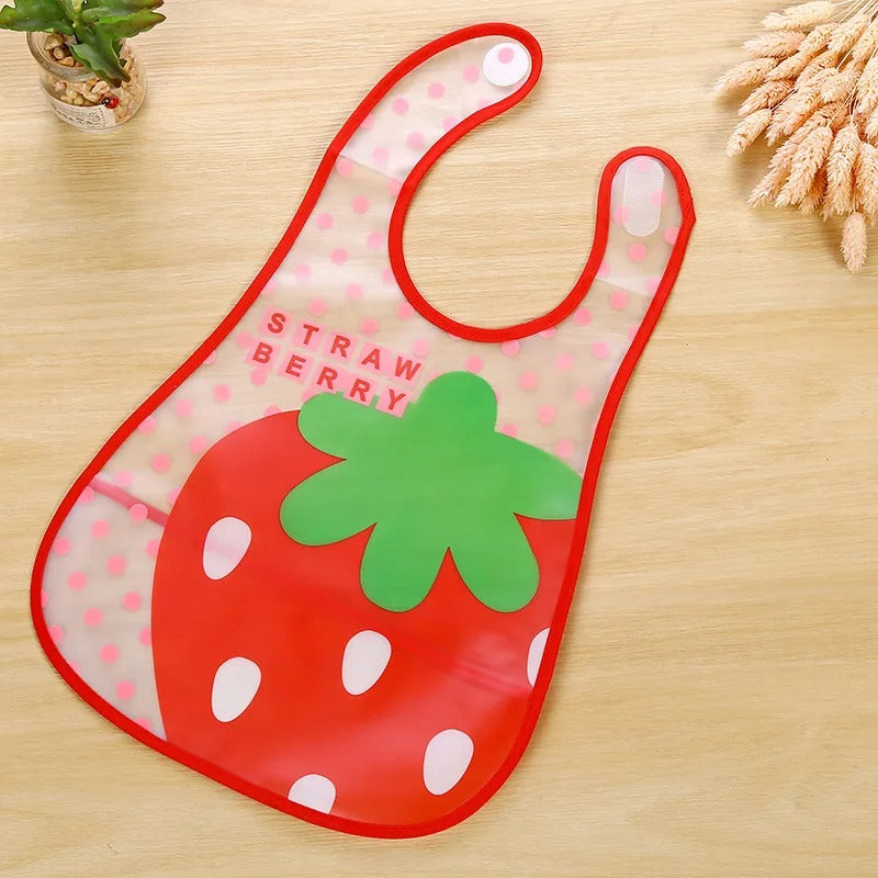 Pack 3 Baberos sin mangas Impermeables de Alimentación Para Bebés