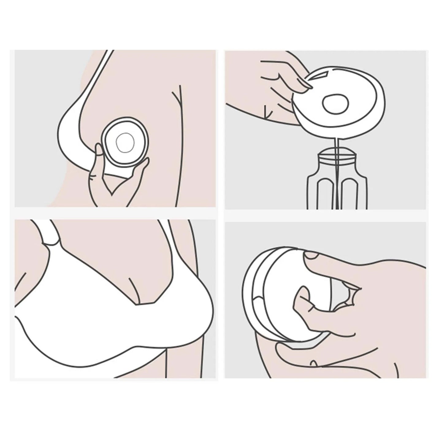 Recolector De Leche Materna 2und Con Caja