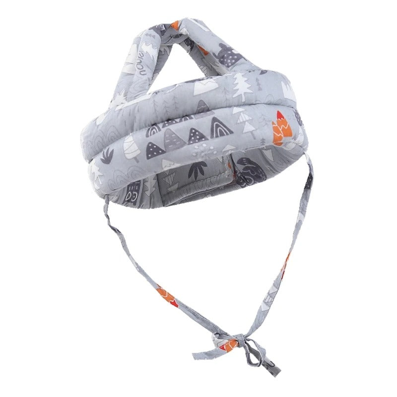 Casco gorro protector de cabeza para bebés, diseño ajustable y acolchado, ideal para proteger durante los primeros pasos y actividades diarias.