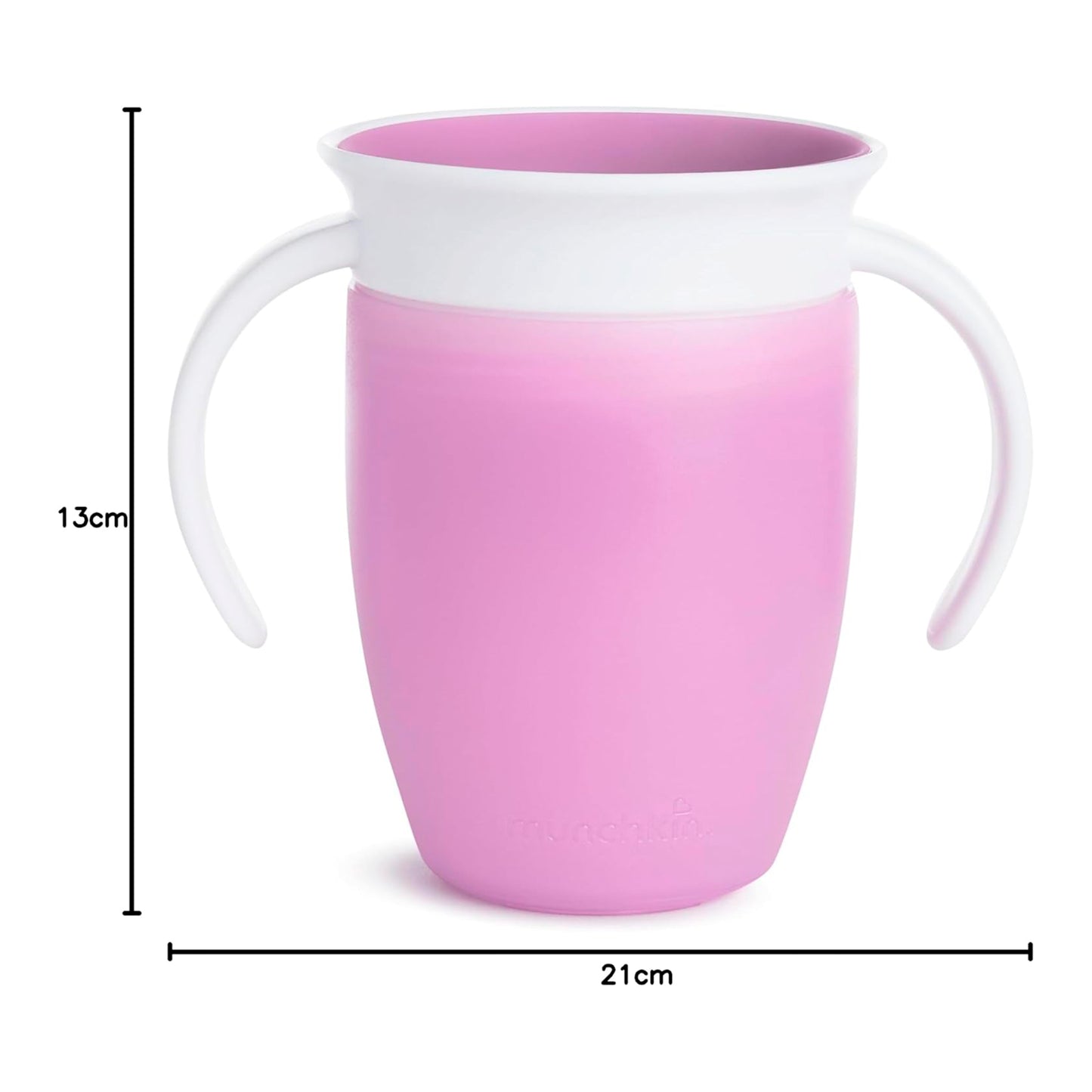 Vaso Antiderrame 360° Cup Miracle Con Asas 207ml Munchkin