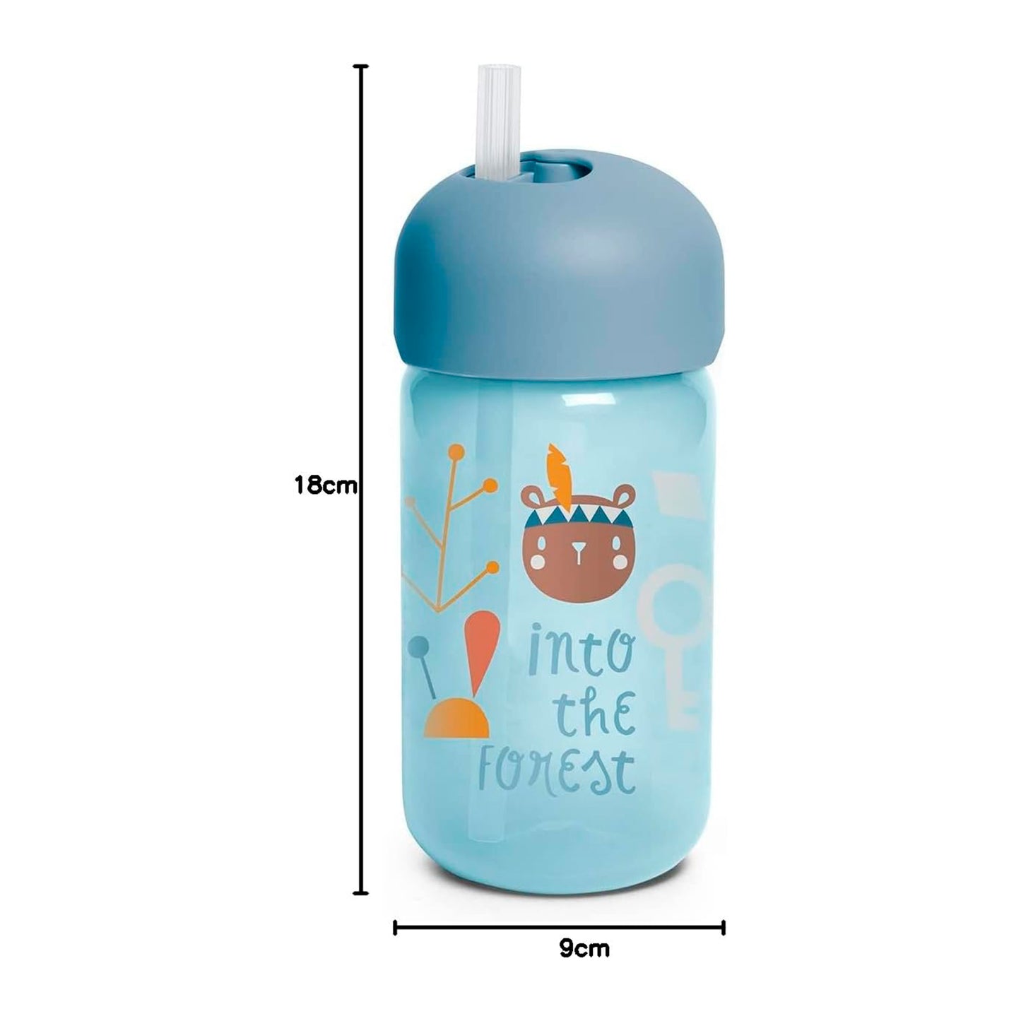 Vaso con bombilla Straw trainer cup 340ml 18m+ Suavinex