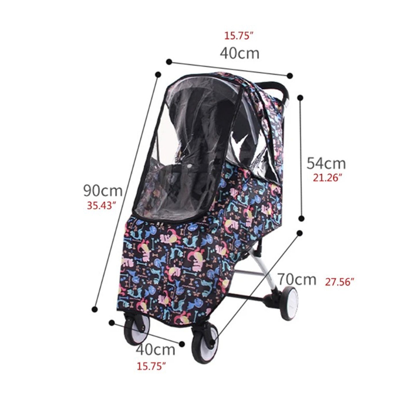 Protector Cobertor Impermeable para Coche Bebé