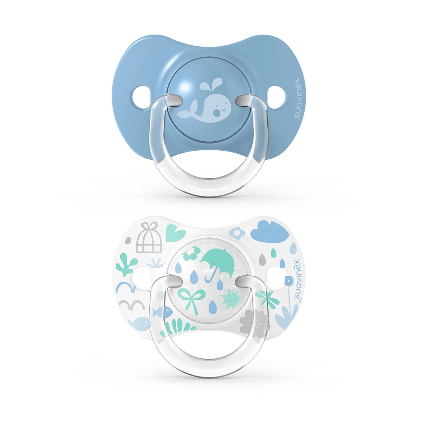 Pack de 2 Chupetes Memories con Tetina Fisiológica de Silicona SX Pro 18m+