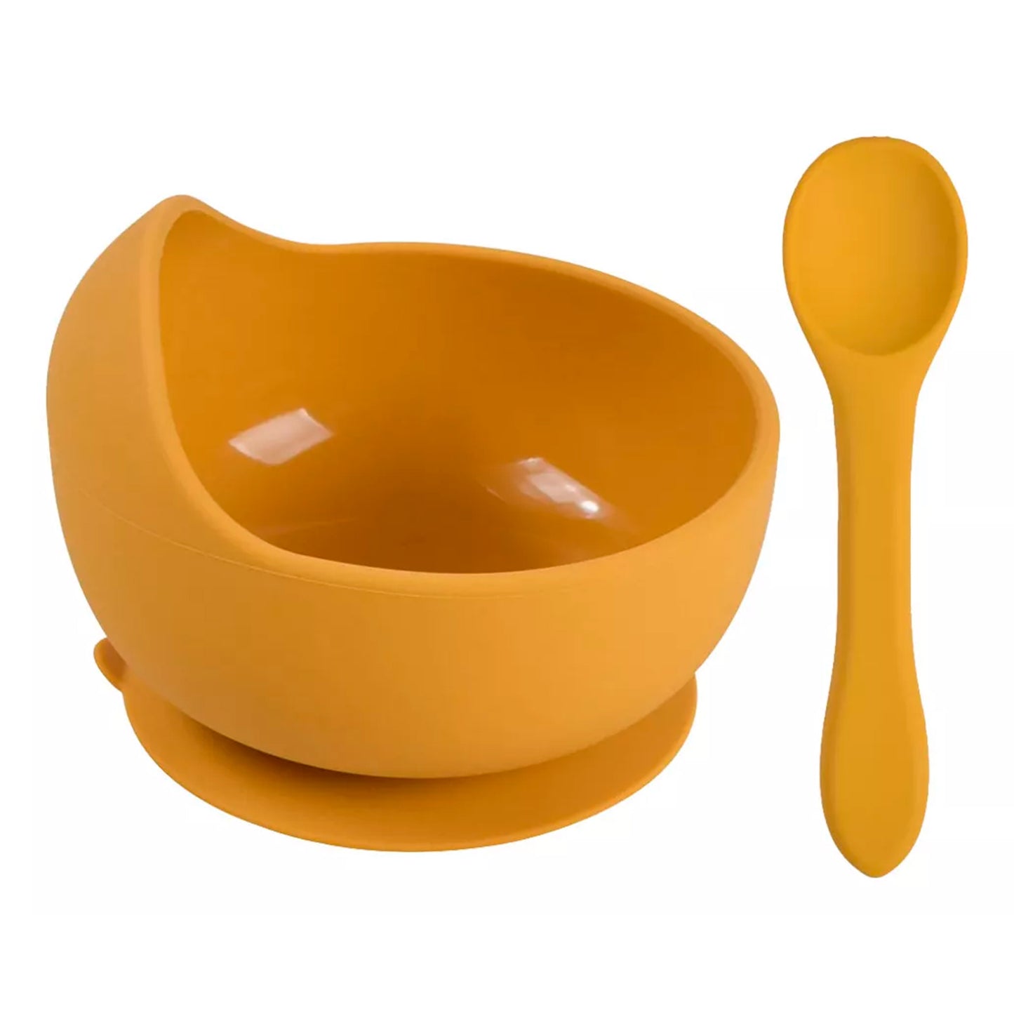 Bowl Silicona Con Ventosa + Cuchara