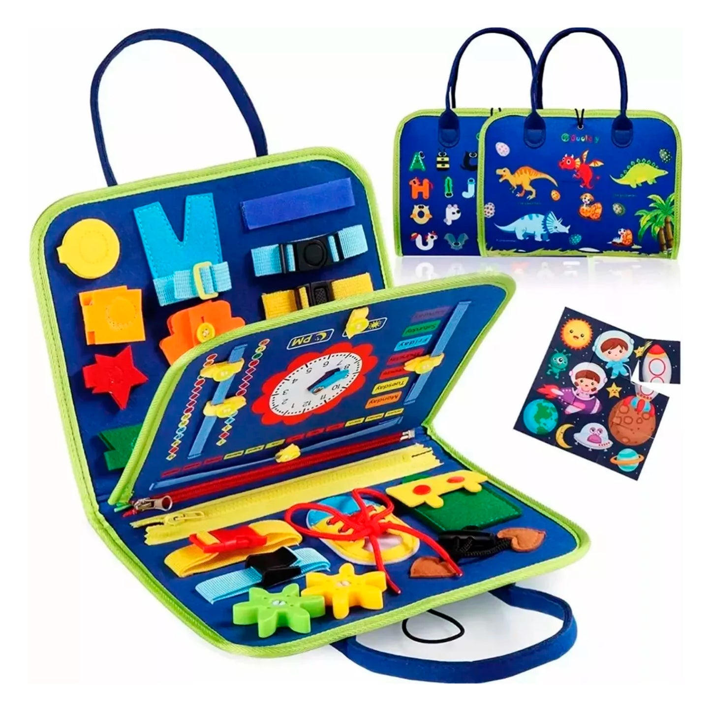 Tablero Sensorial Interactivo Montessori Juego Educativo