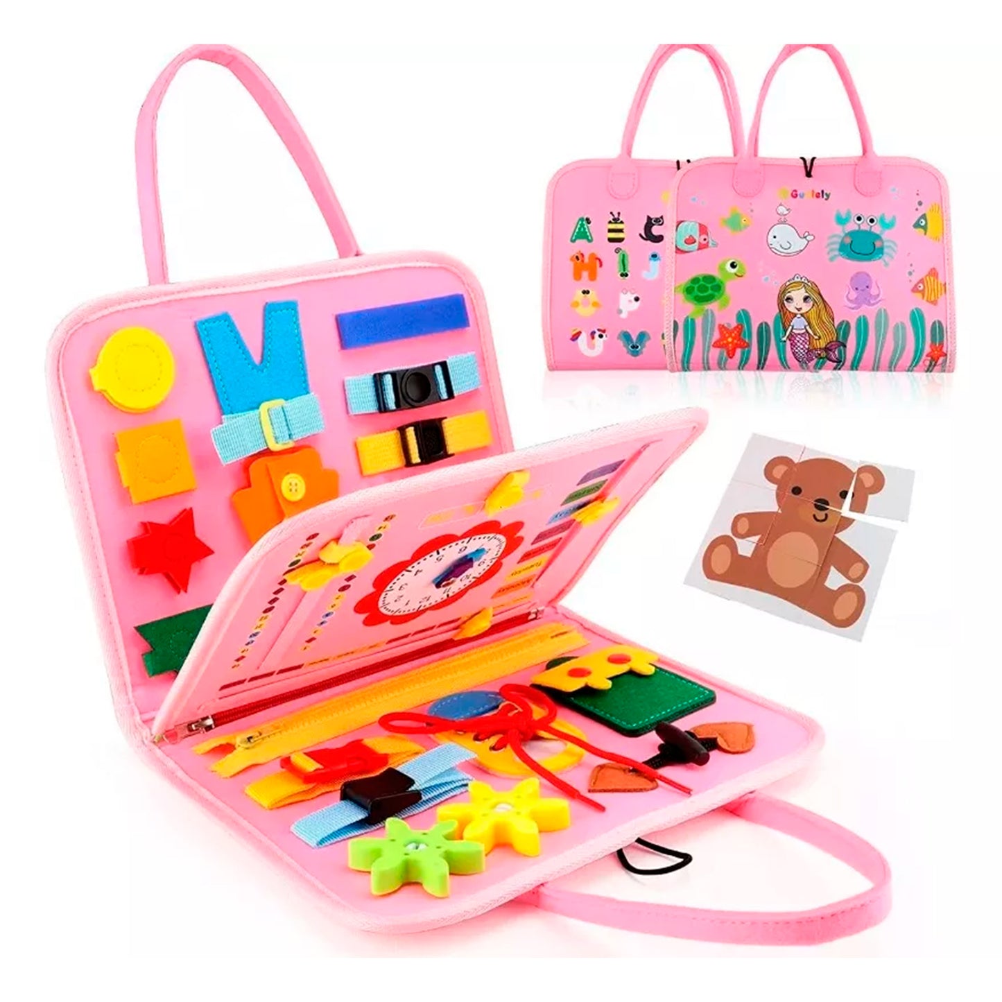 Tablero Sensorial Interactivo Montessori Juego Educativo