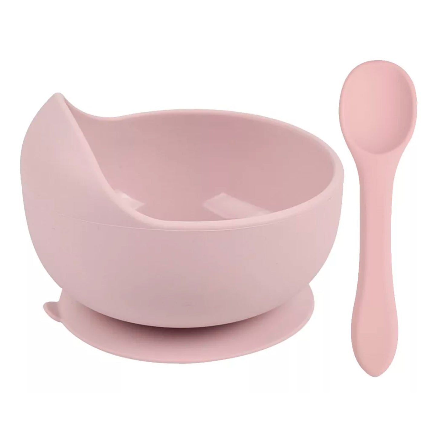 Bowl Silicona Con Ventosa + Cuchara