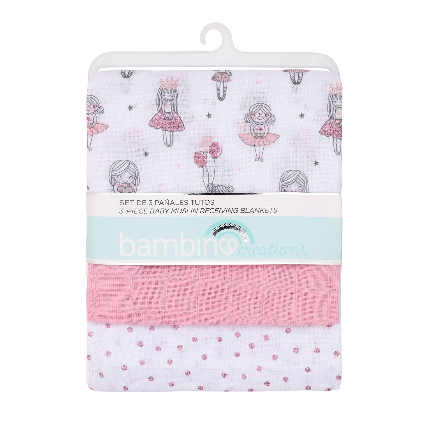 Set 3 Pañales Tuto Rosado Bambino