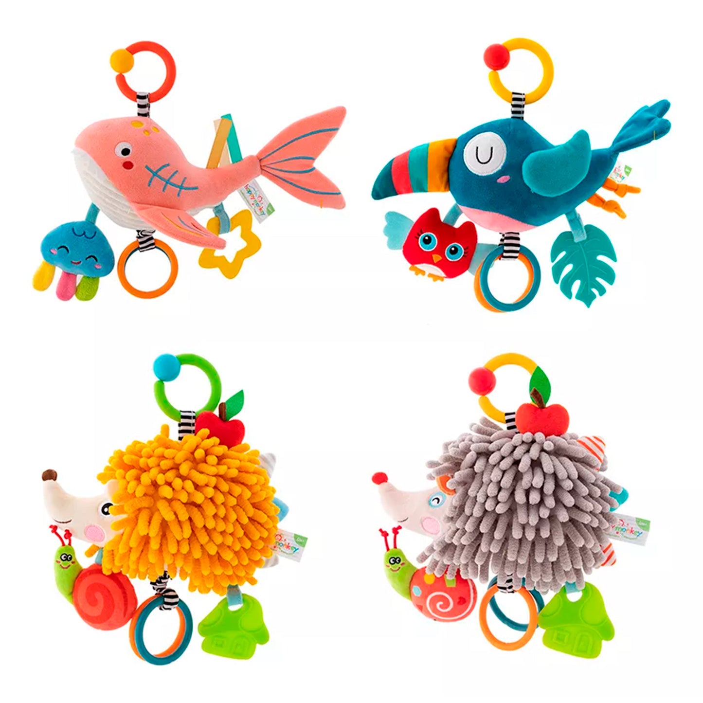 Móviles Sonajeros De Juguete Pull Bell Doll Para Bebé
