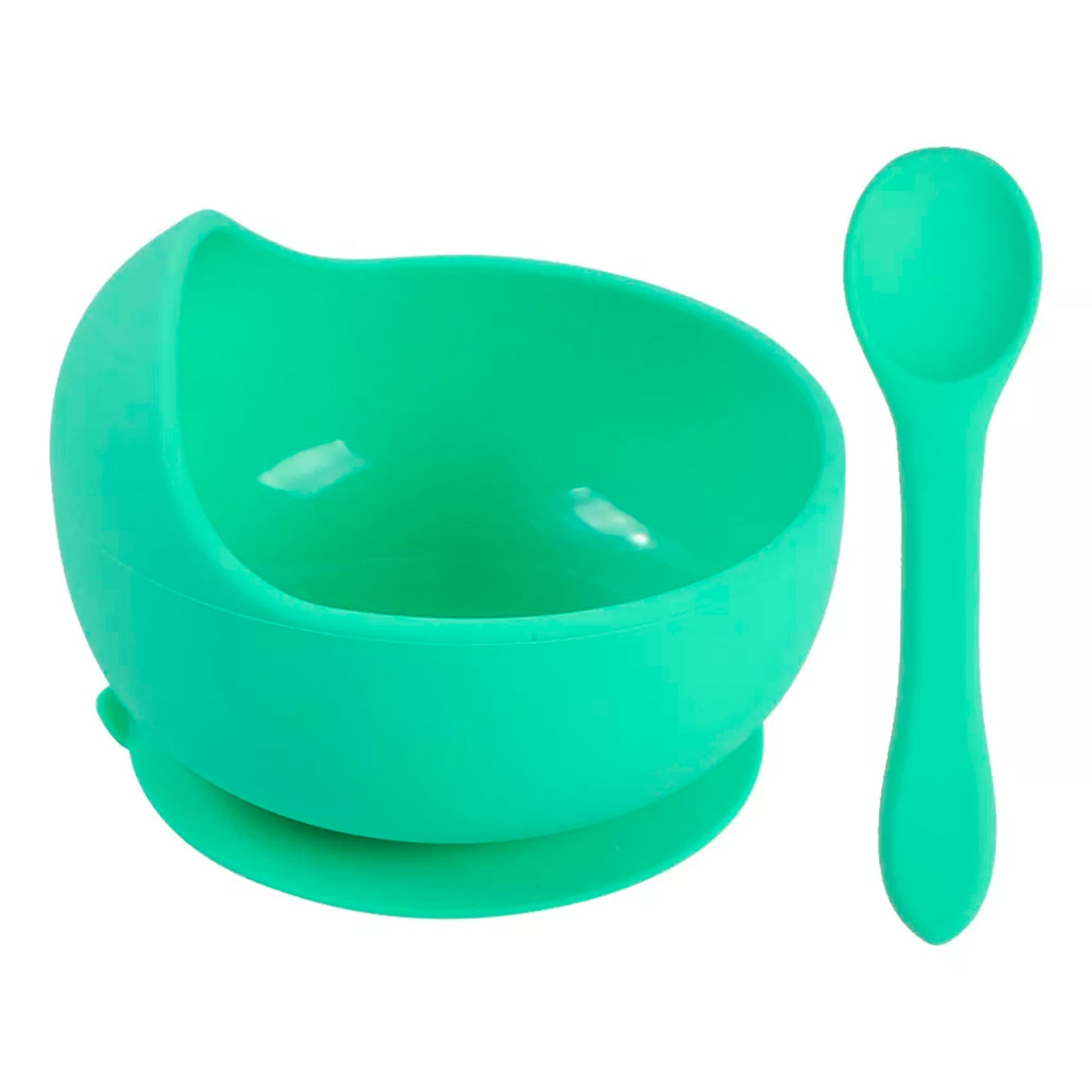 Bowl Silicona Con Ventosa + Cuchara